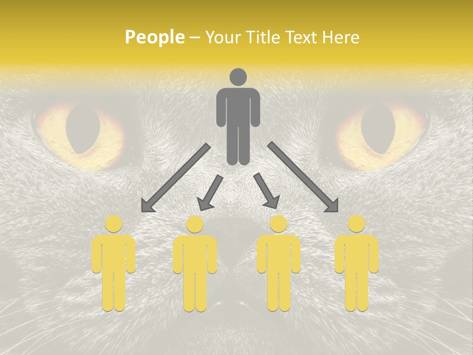 Pussy Purr Lovable PowerPoint Template