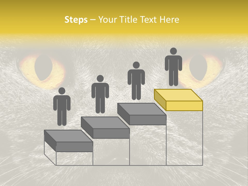 Pussy Purr Lovable PowerPoint Template