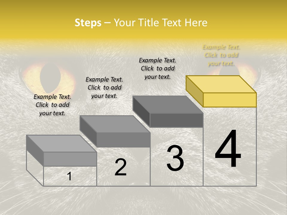 Pussy Purr Lovable PowerPoint Template