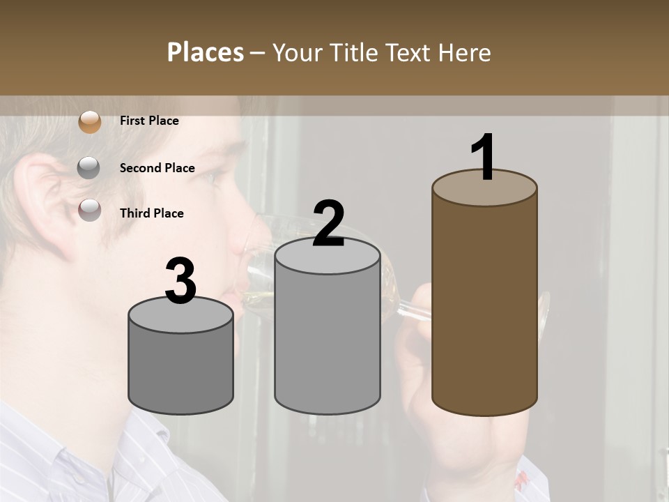 White Alcohol Profile PowerPoint Template