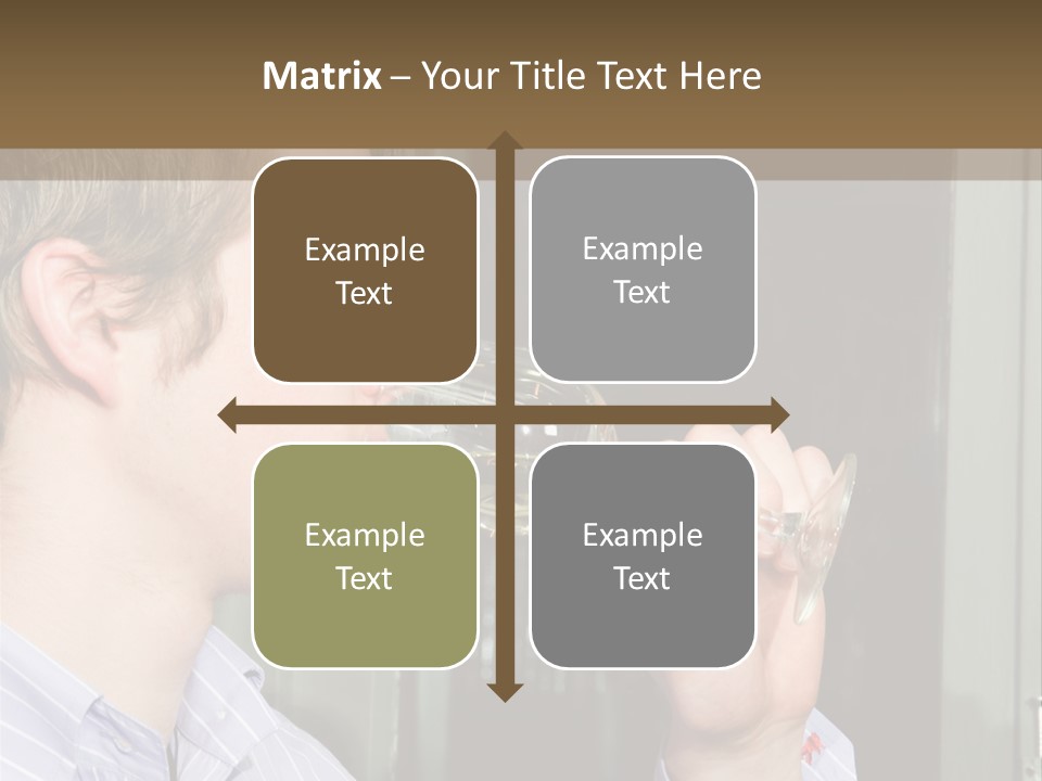 White Alcohol Profile PowerPoint Template