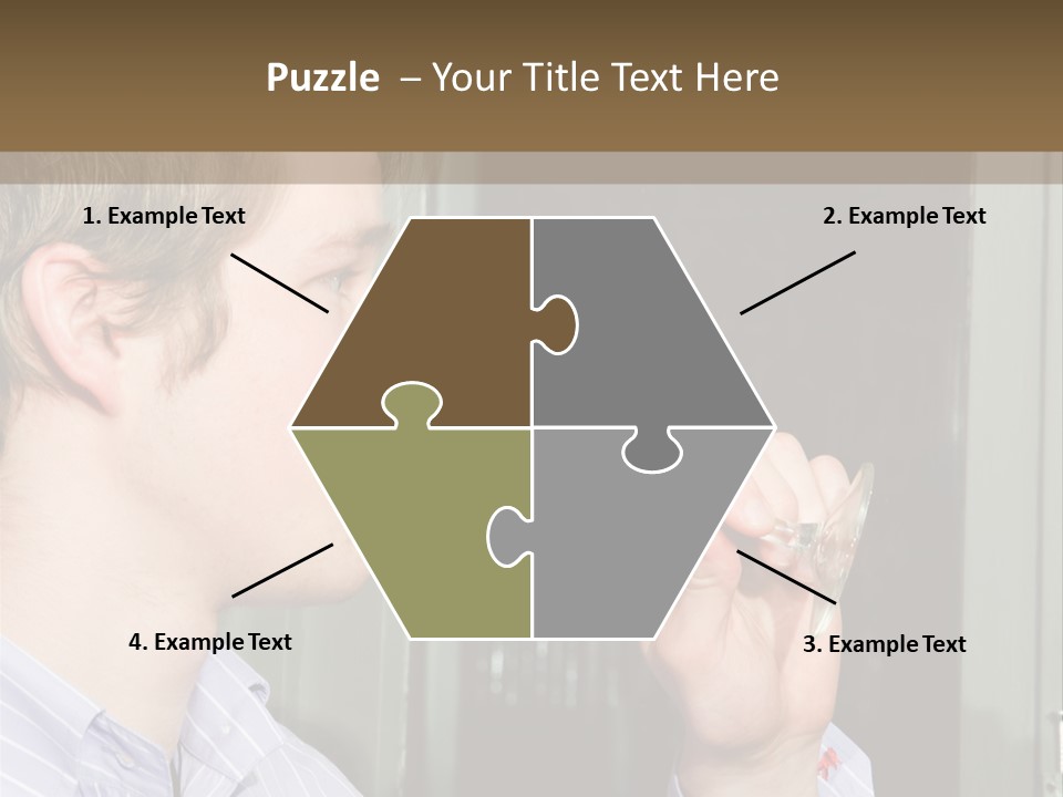 White Alcohol Profile PowerPoint Template