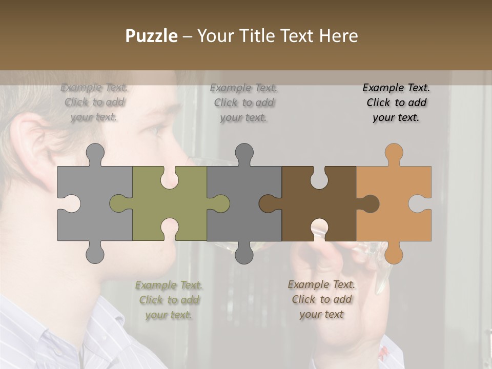 White Alcohol Profile PowerPoint Template