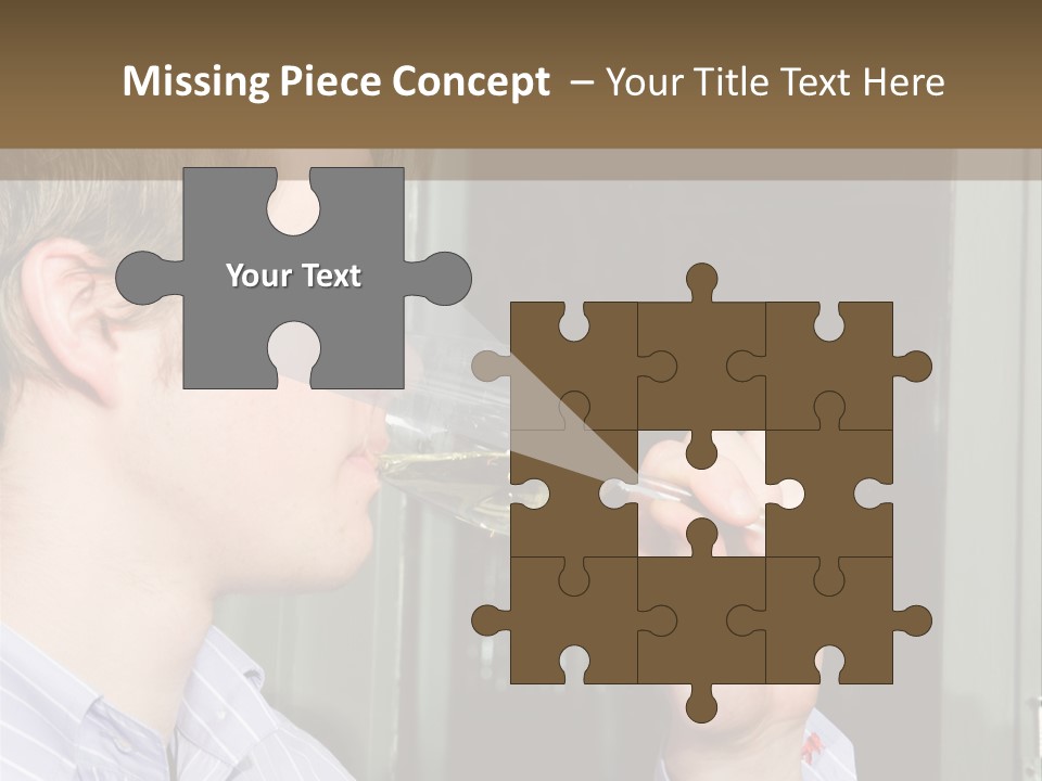 White Alcohol Profile PowerPoint Template