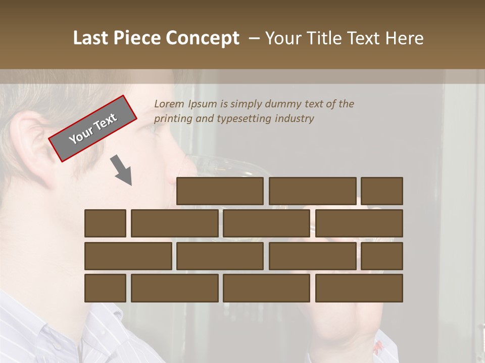 White Alcohol Profile PowerPoint Template