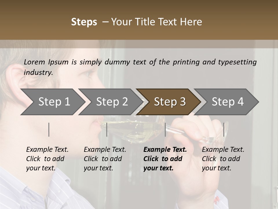 White Alcohol Profile PowerPoint Template