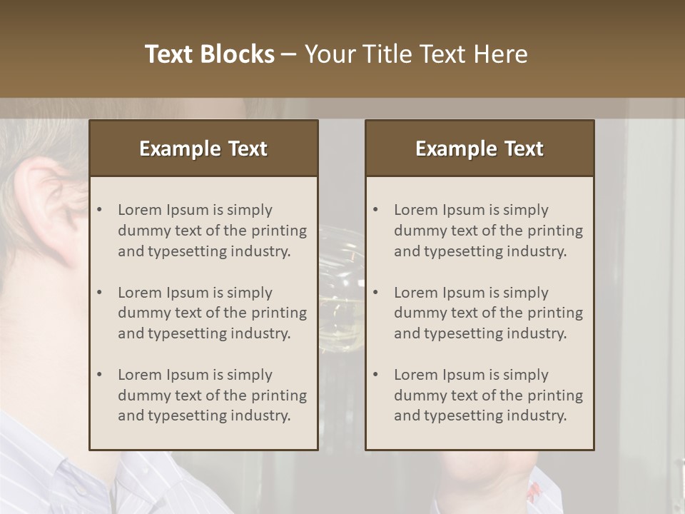 White Alcohol Profile PowerPoint Template