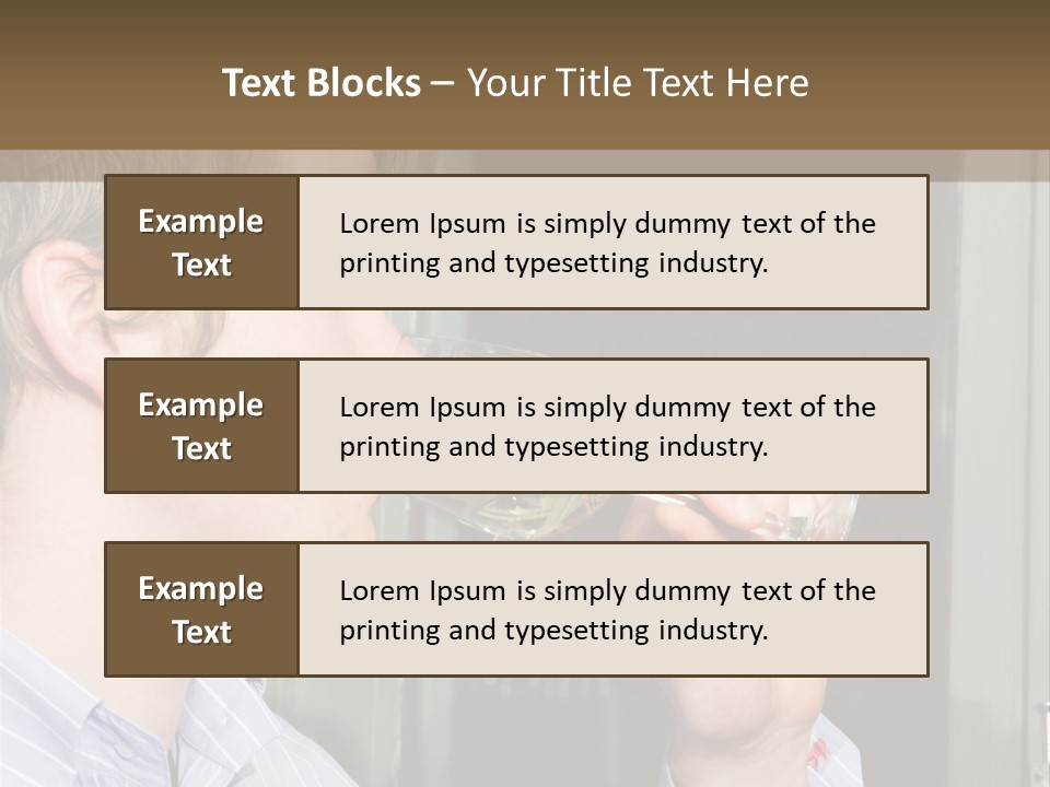 White Alcohol Profile PowerPoint Template