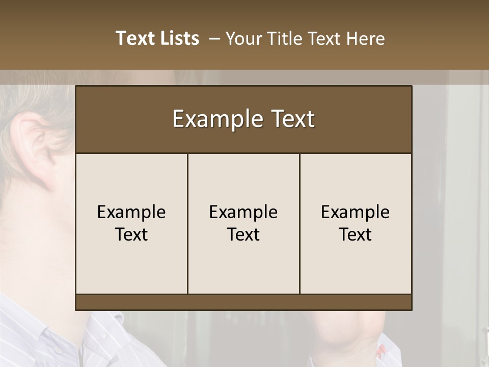 White Alcohol Profile PowerPoint Template
