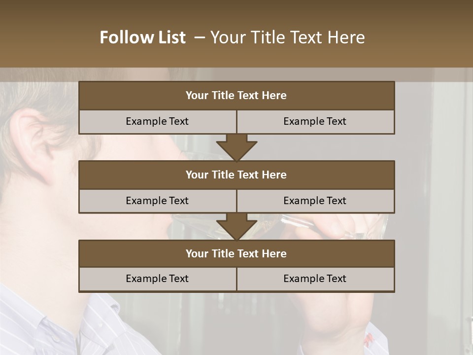 White Alcohol Profile PowerPoint Template