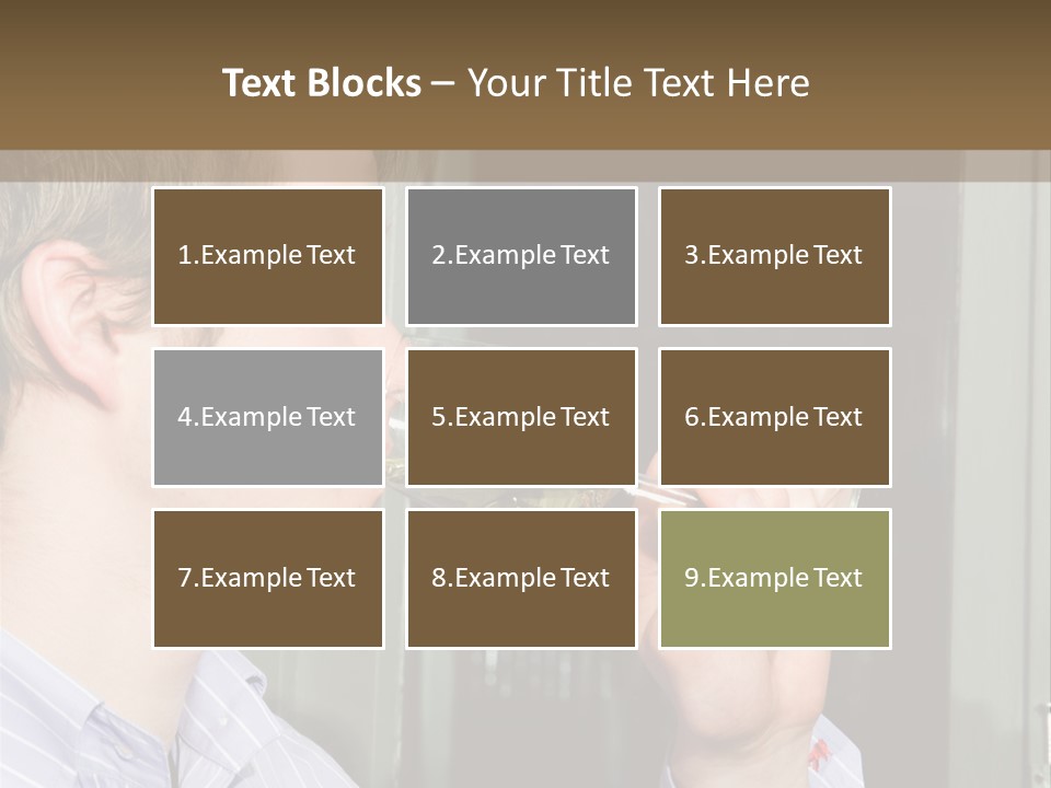 White Alcohol Profile PowerPoint Template