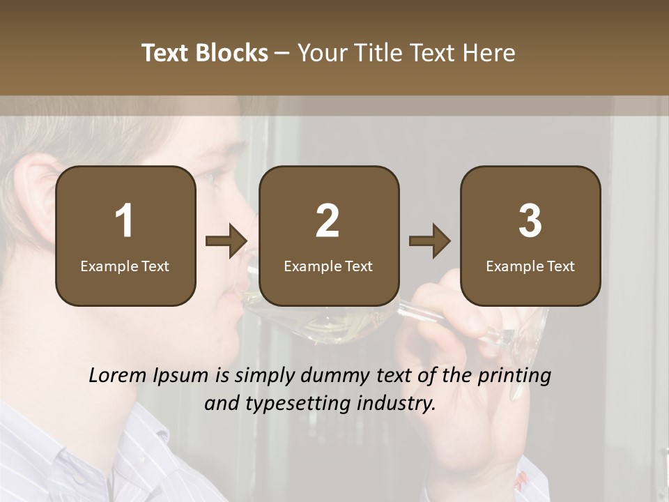 White Alcohol Profile PowerPoint Template