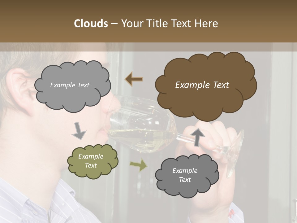 White Alcohol Profile PowerPoint Template