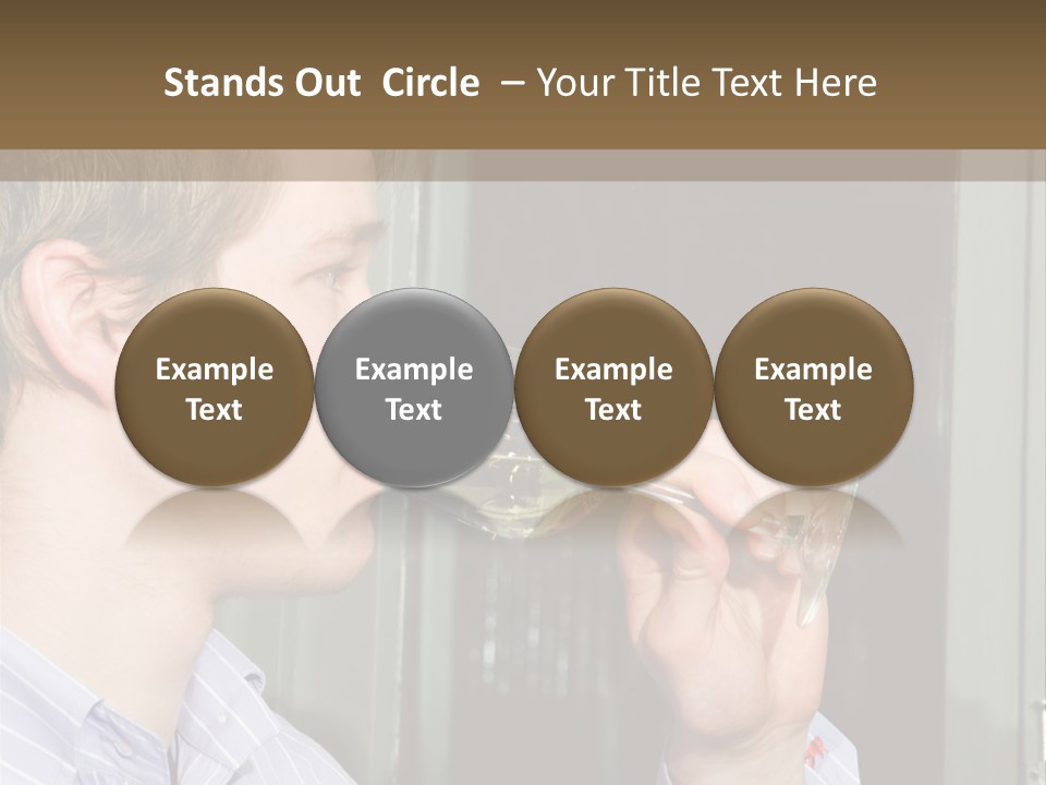 White Alcohol Profile PowerPoint Template