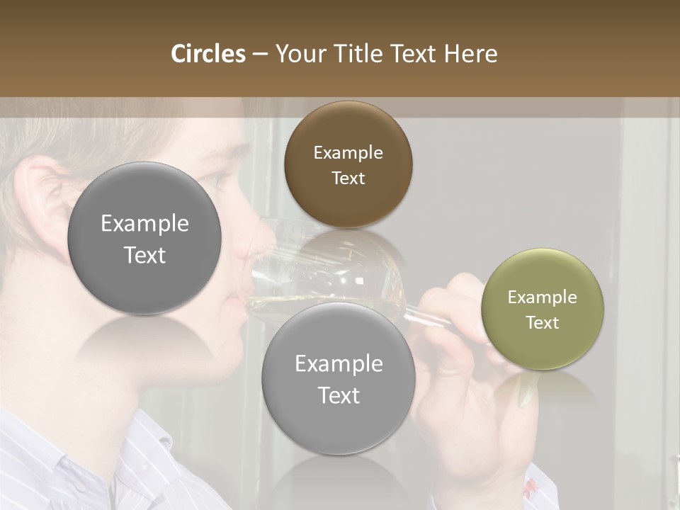 White Alcohol Profile PowerPoint Template