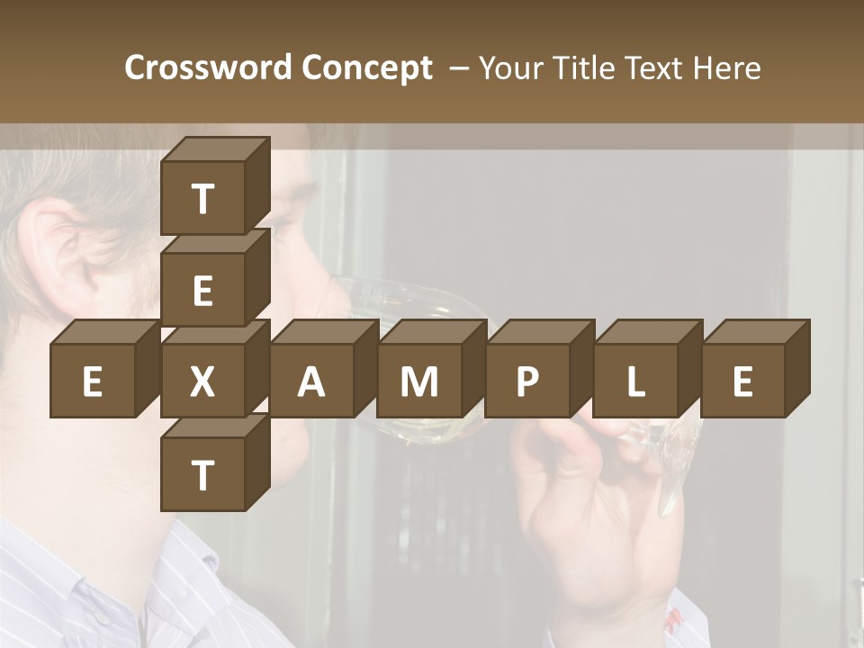 White Alcohol Profile PowerPoint Template