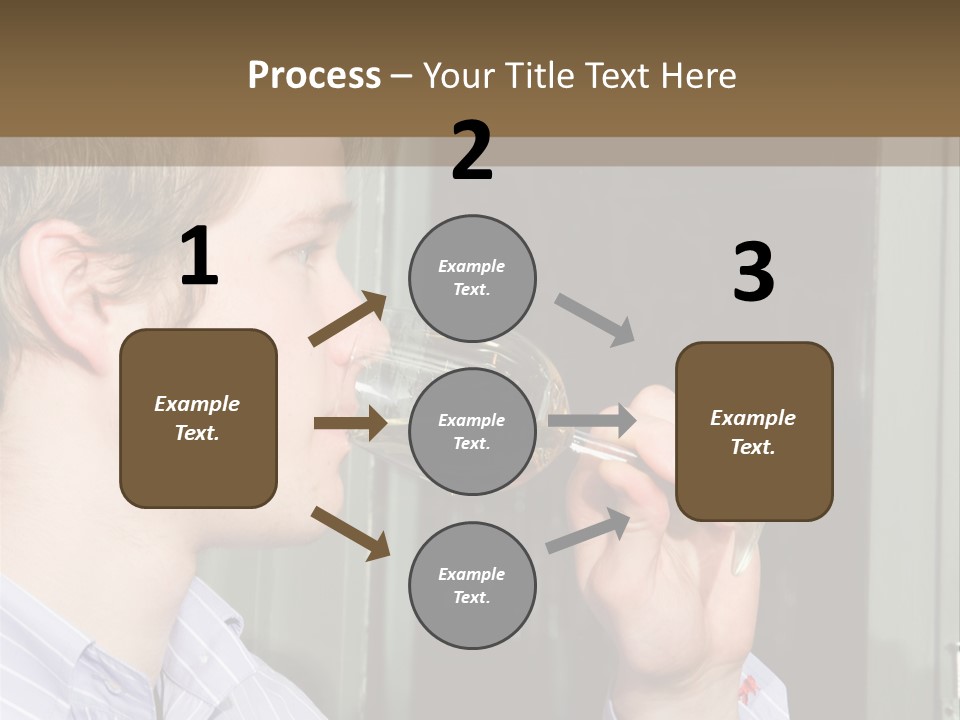 White Alcohol Profile PowerPoint Template