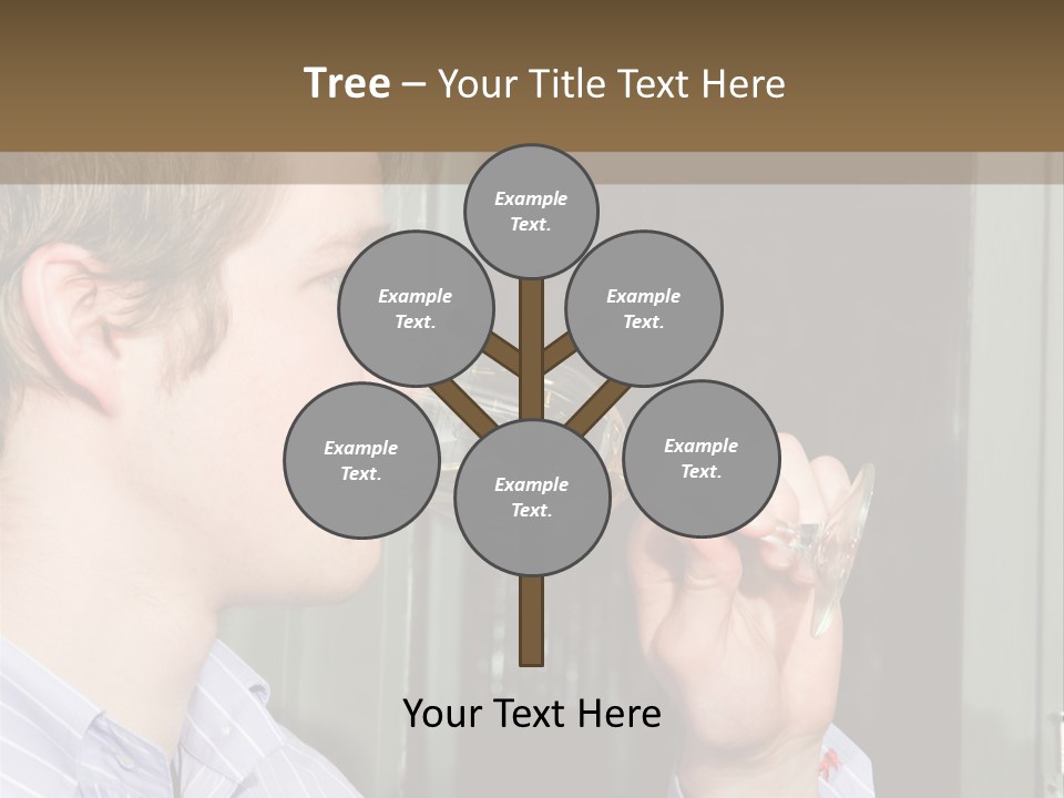 White Alcohol Profile PowerPoint Template