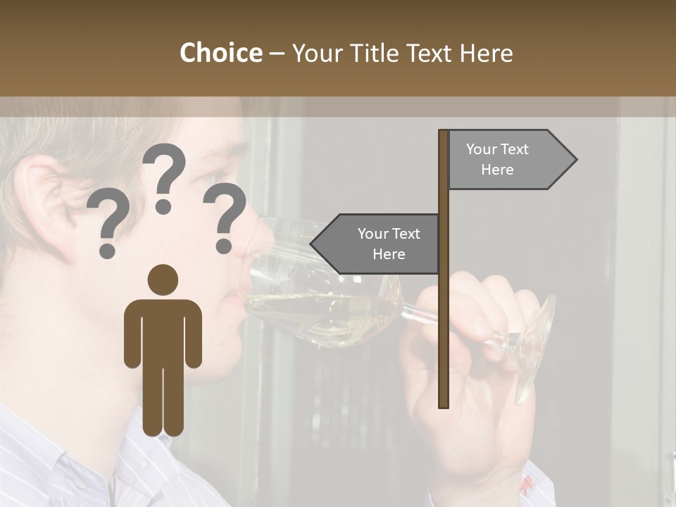 White Alcohol Profile PowerPoint Template