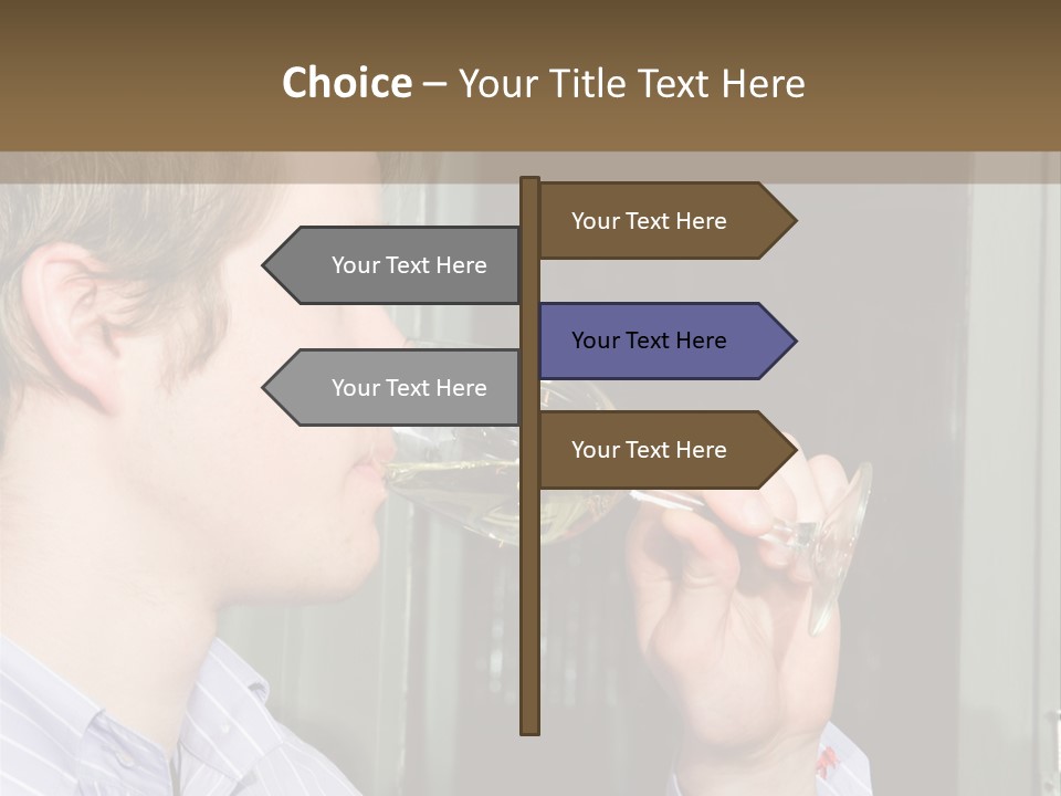White Alcohol Profile PowerPoint Template