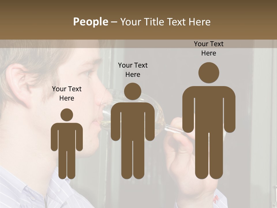 White Alcohol Profile PowerPoint Template