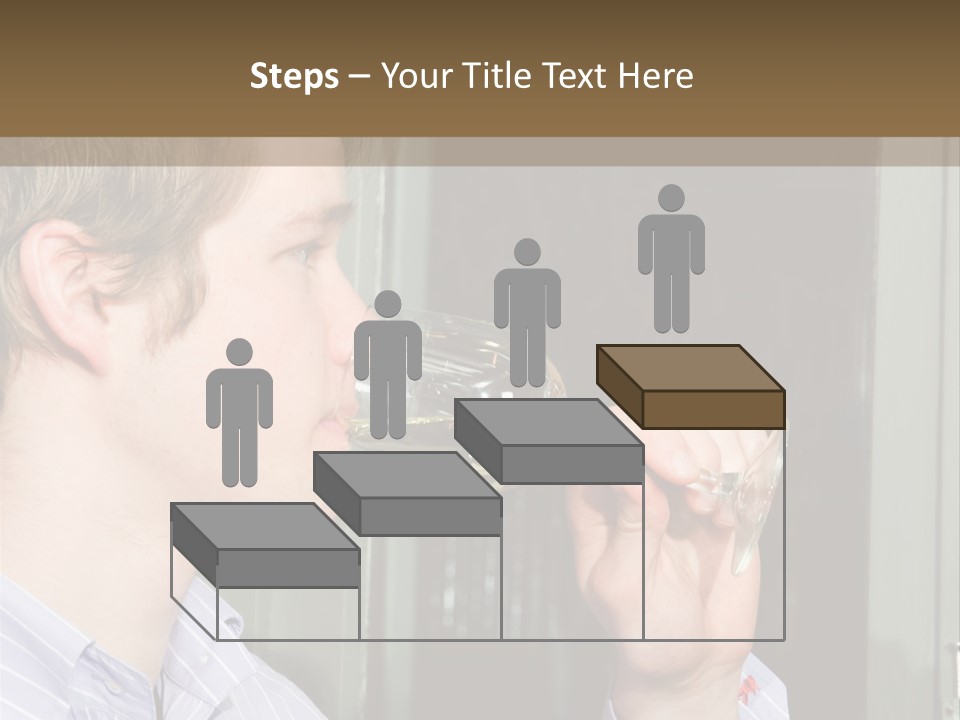 White Alcohol Profile PowerPoint Template