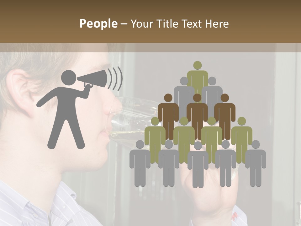 White Alcohol Profile PowerPoint Template