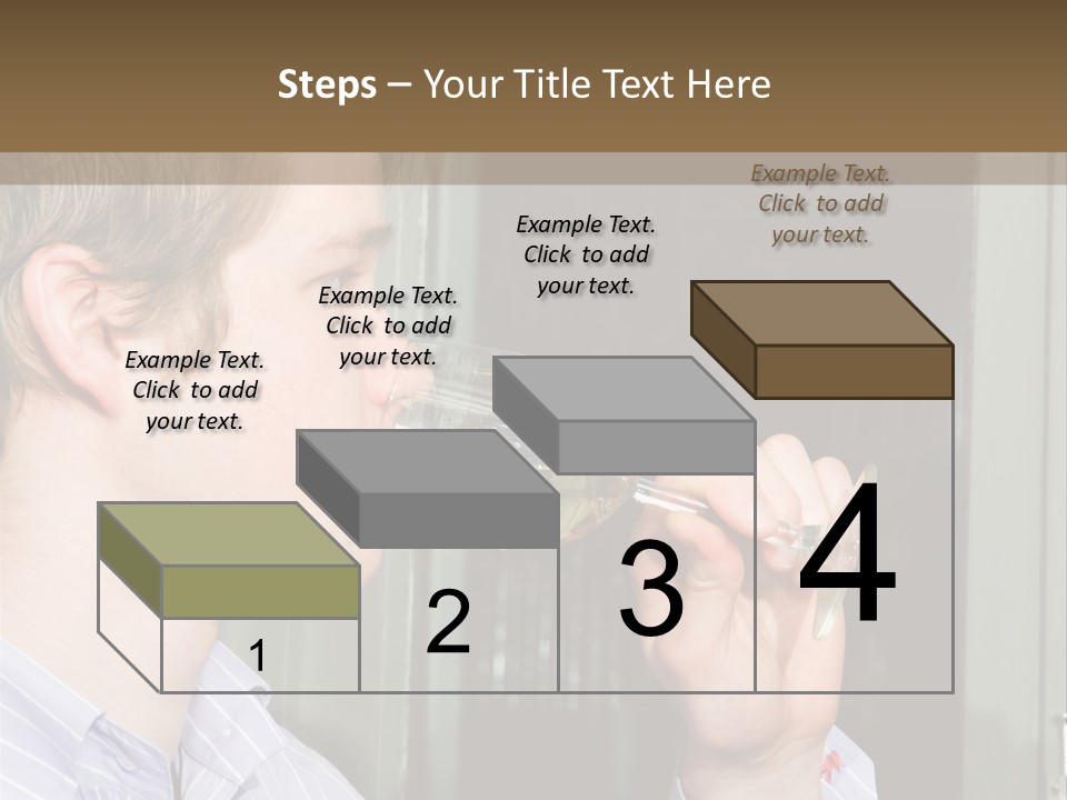 White Alcohol Profile PowerPoint Template