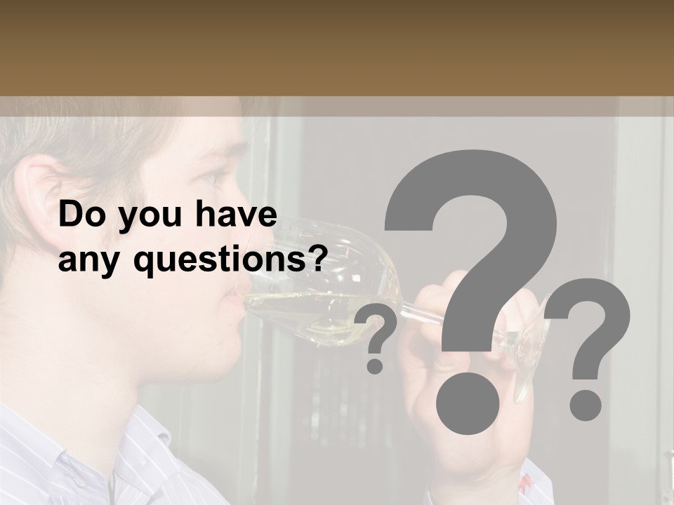 White Alcohol Profile PowerPoint Template