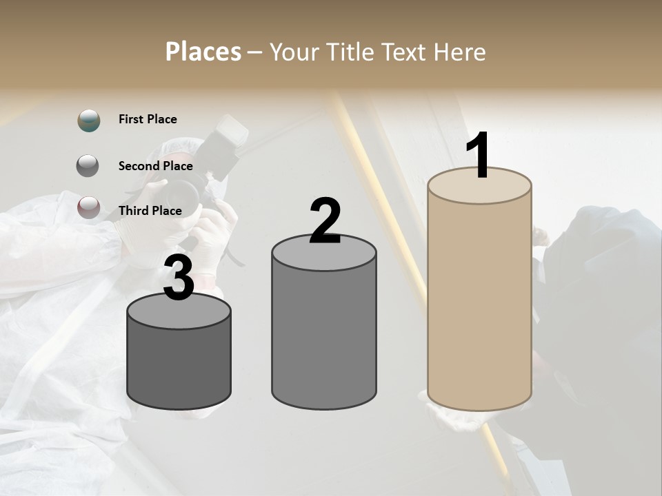 A Photographer Taking A Picture Of A Man In A Bee Suit PowerPoint Template