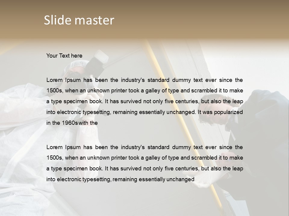 A Photographer Taking A Picture Of A Man In A Bee Suit PowerPoint Template