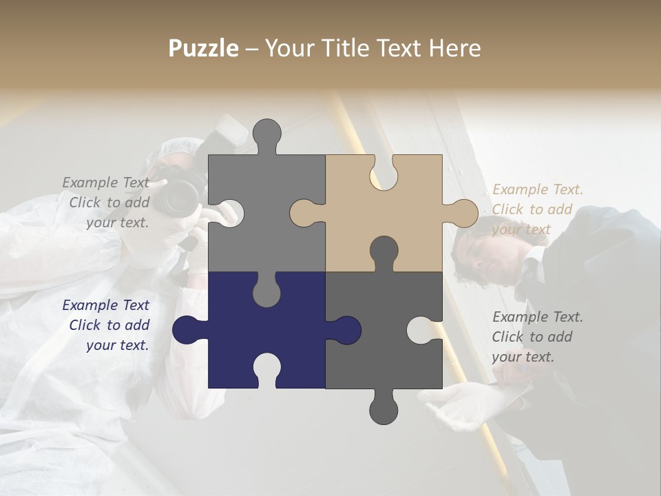 A Photographer Taking A Picture Of A Man In A Bee Suit PowerPoint Template