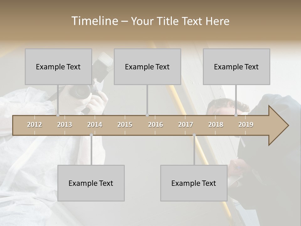 A Photographer Taking A Picture Of A Man In A Bee Suit PowerPoint Template
