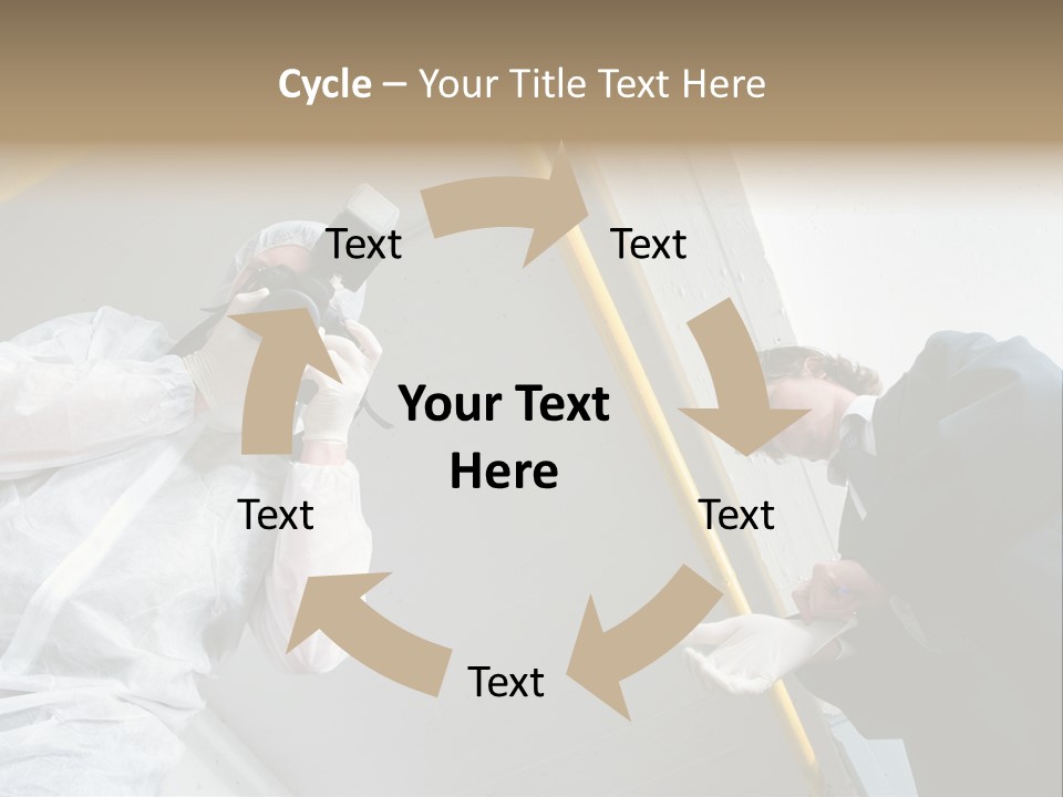 A Photographer Taking A Picture Of A Man In A Bee Suit PowerPoint Template