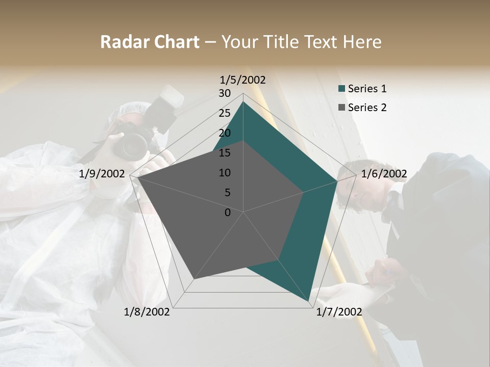 A Photographer Taking A Picture Of A Man In A Bee Suit PowerPoint Template