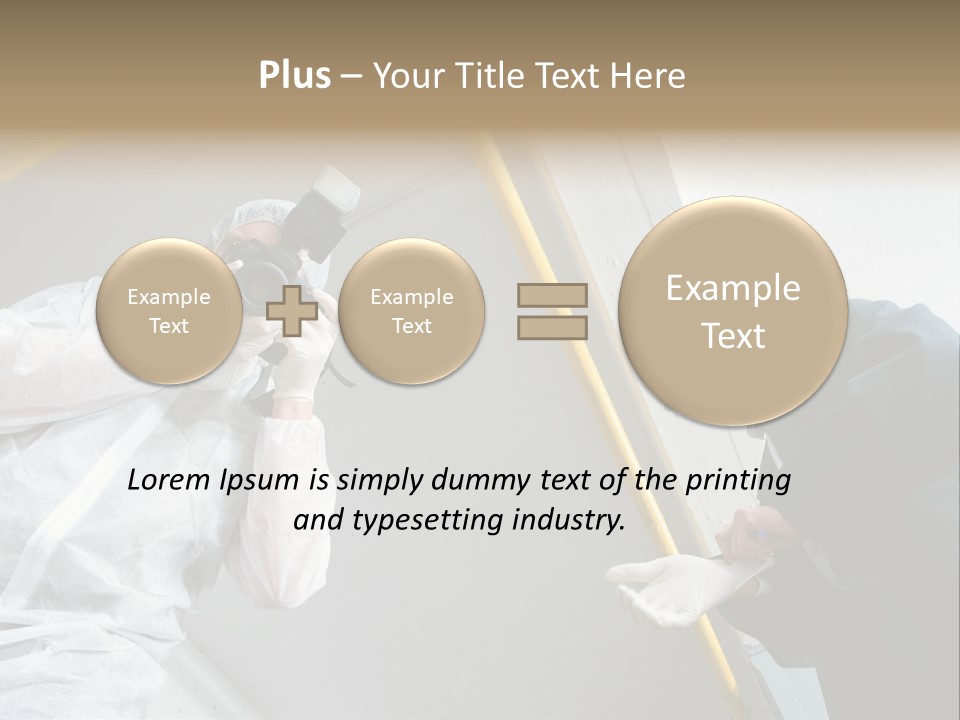 A Photographer Taking A Picture Of A Man In A Bee Suit PowerPoint Template