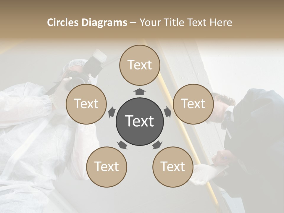 A Photographer Taking A Picture Of A Man In A Bee Suit PowerPoint Template