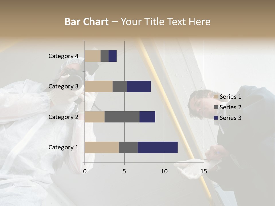 A Photographer Taking A Picture Of A Man In A Bee Suit PowerPoint Template