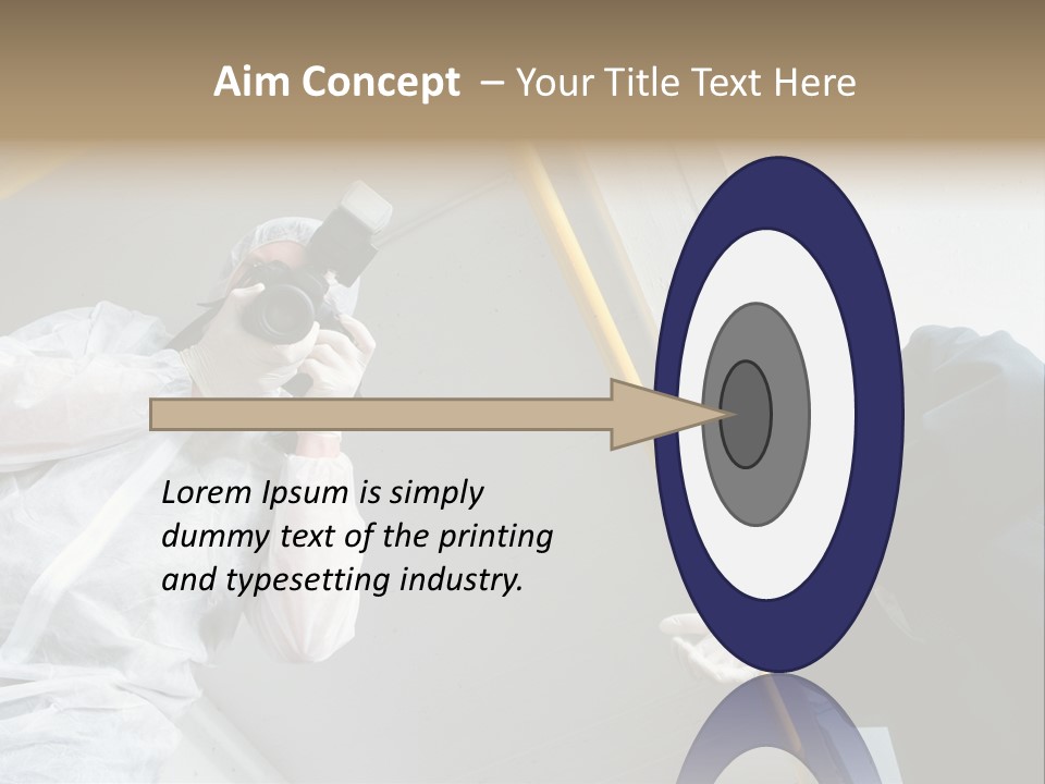 A Photographer Taking A Picture Of A Man In A Bee Suit PowerPoint Template