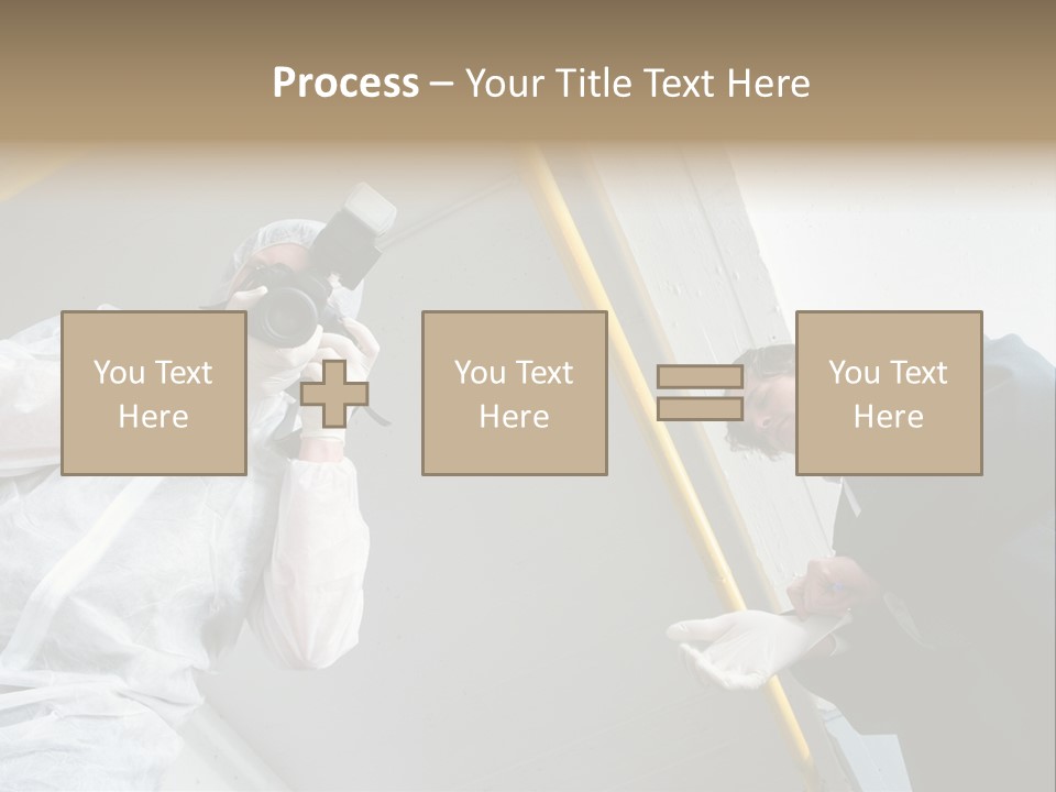 A Photographer Taking A Picture Of A Man In A Bee Suit PowerPoint Template