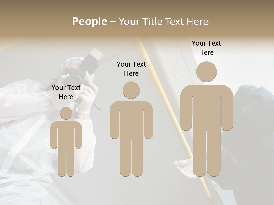 A Photographer Taking A Picture Of A Man In A Bee Suit PowerPoint Template