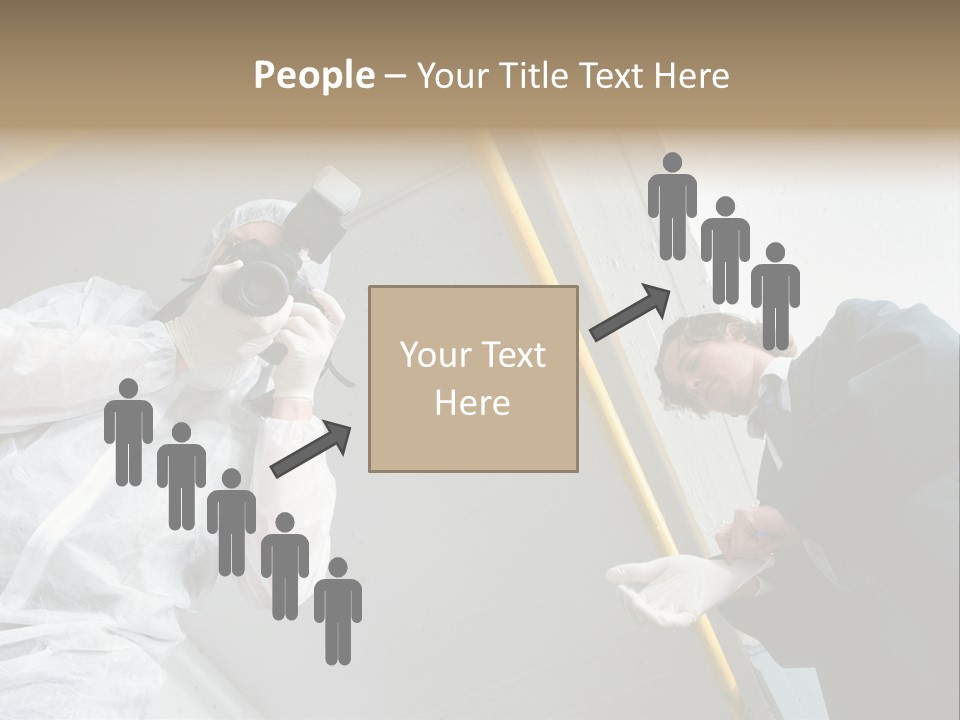 A Photographer Taking A Picture Of A Man In A Bee Suit PowerPoint Template