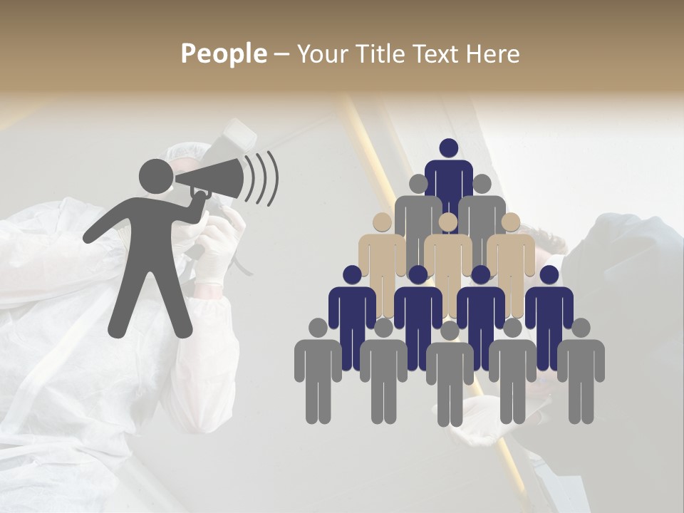 A Photographer Taking A Picture Of A Man In A Bee Suit PowerPoint Template