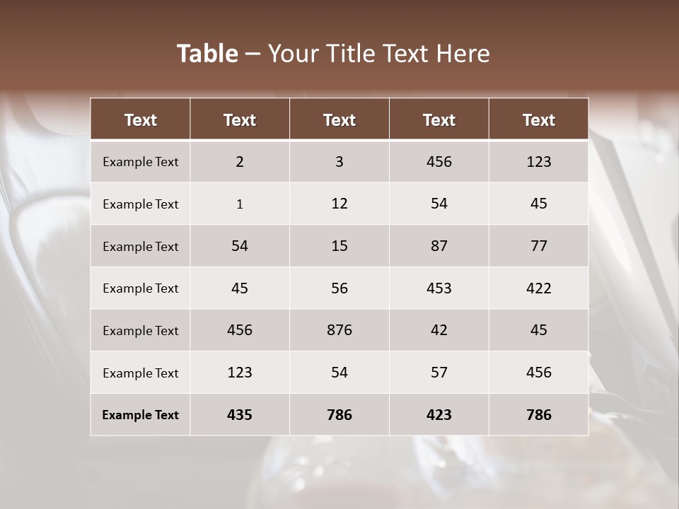 A Little Girl Sitting In An Airplane Eating A Meal PowerPoint Template