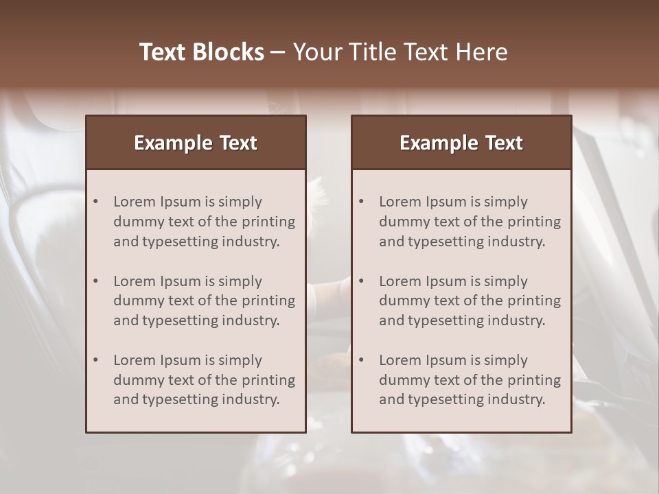 A Little Girl Sitting In An Airplane Eating A Meal PowerPoint Template