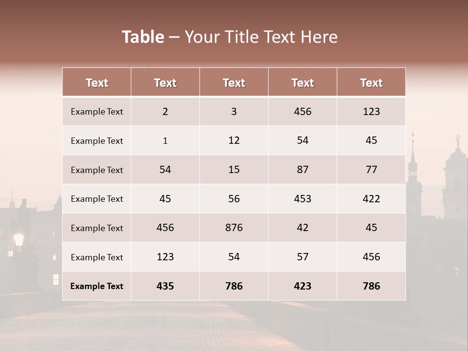 A Bridge That Has A Statue On Top Of It PowerPoint Template