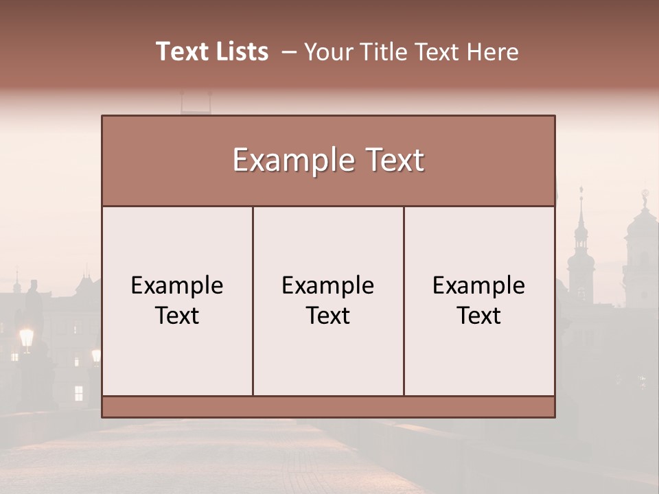 A Bridge That Has A Statue On Top Of It PowerPoint Template