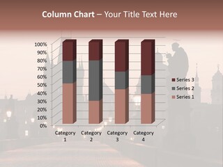 A Bridge That Has A Statue On Top Of It PowerPoint Template