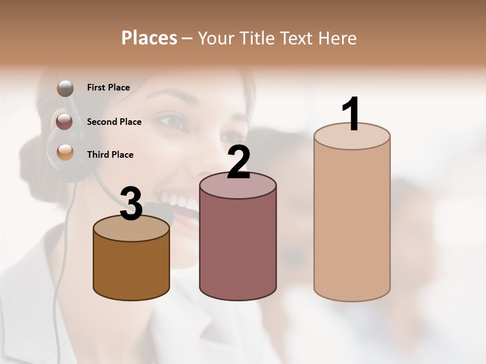 Striped Eating Sweet PowerPoint Template