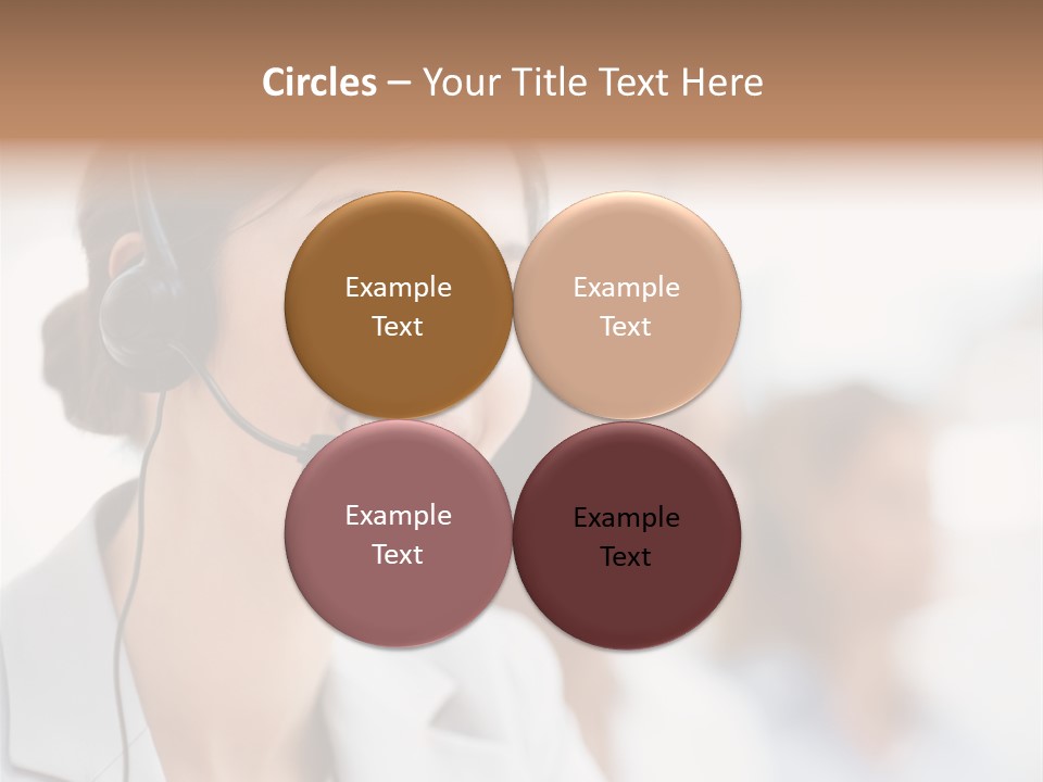 Striped Eating Sweet PowerPoint Template